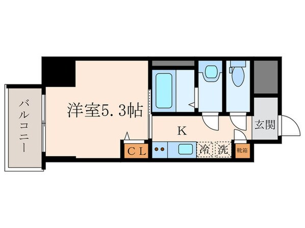 フォーリアライズ昭和南通Ⅰの物件間取画像